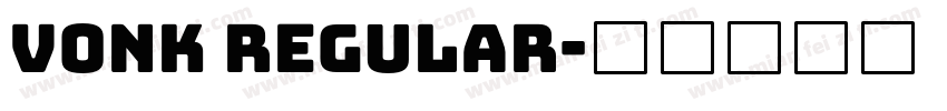 Vonk Regular字体转换
